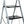 Delxo Non-Slip 3 Step Stool Folding Steel Wide Step Ladder with Hand Grip, Gray