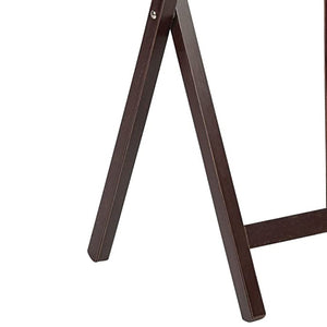 PJ Wood Folding Portable TV Snack Tray Table w/Compact Storage Rack, (Set of 7) - TRAPSKI