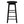 PJ Wood Classic Round Seat 29 Inch Tall Kitchen Counter Stools, Black (Set of 4)
