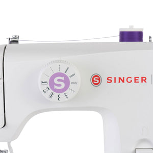 Singer Portable Steel Sewing Machine with LED Lighting and Accessories, White - TRAPSKI