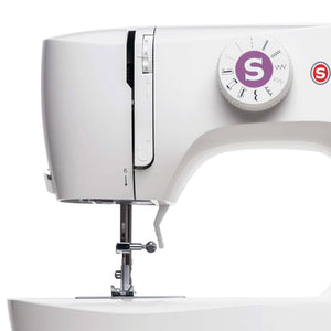 Singer Portable Steel Sewing Machine with LED Lighting and Accessories, White - TRAPSKI