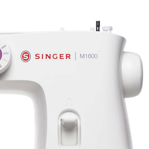 Singer Portable Steel Sewing Machine with LED Lighting and Accessories, White - TRAPSKI