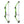 Genesis Archery Compound Bow Adjustable Sizing for Left Handed, Green (2 Pack)
