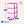 Homz Plastic 3 Drawer Medium Storage Container Tower, Clear Drawers/Purple Frame