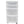 Homz Clear Plastic 4 Drawer Medium Home Storage Container Tower, White Frame