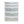 Homz Plastic 5 Drawer Storage Container Tower with Clear Drawers/White Frame