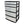 Homz Plastic 5 Drawer Storage Container Tower with Clear Drawers/Black Frame