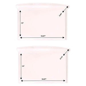 Homz Plastic 5 Drawer Storage Container Tower with Clear Drawers/Black Frame