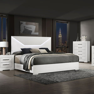 Pierce - Panel Bed LED Headboard