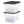 Homz 56 Qt Stackable Plastic Storage Container w/Snaplock Lid, Gray (2 Pack)