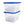 Homz 56 Qt Stackable Plastic Storage Container with Snaplock Lid, Blue (2 Pack)