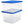Homz 56 Qt Stackable Plastic Storage Container with Snaplock Lid, Blue (2 Pack)