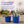 Homz 17 Gallon Indoor Outdoor Storage Bucket with Rope Handles, Blue (2 Pack)