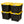Homz 22 Gallon Durabilt Storage Container w/Latching Lid, Black/Yellow (4 Pack)
