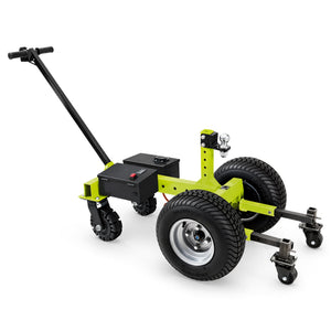 Tow Tuff 7500 Pound Capacity Electric Trailer Dolly with Pnuematic Tires, Green