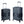 TACH V3 Connectable 2 Piece Hard Shell Suitcase Luggage Set with Spinners, Grey