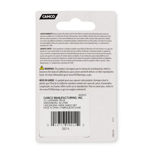 Camco Stainless Steel Bilingual Cam Lock for Water Heater Door Latch, Silver