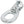 Camco Stainless Steel Bilingual Cam Lock for Water Heater Door Latch, Silver
