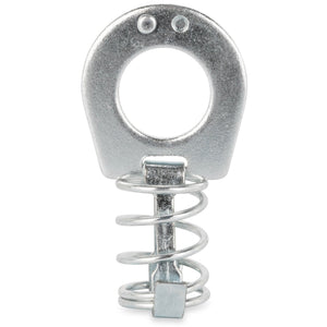 Camco Stainless Steel Bilingual Cam Lock for Water Heater Door Latch, Silver