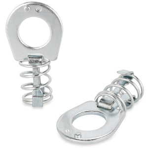 Camco Stainless Steel Bilingual Cam Lock for Water Heater Door Latch, Silver