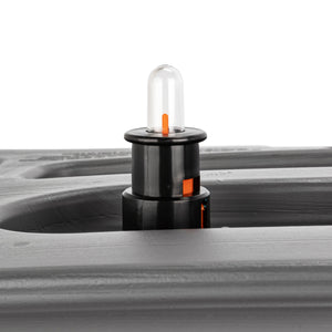 Camco Rhino Easy to Install 1.5 Inch Diameter RV Tote Tank Gauge, Black/Orange
