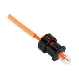 Camco Rhino Easy to Install 1.5 Inch Diameter RV Tote Tank Gauge, Black/Orange