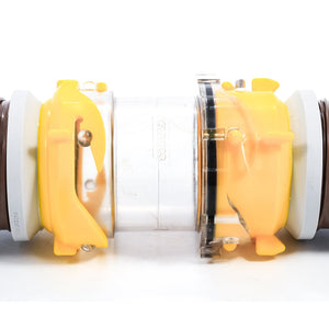 Camco 3.5" Non-Restrictive RV Sewer Hose Outlet Extender, Clear Plastic Adapter