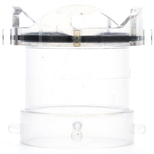 Camco 3.5" Non-Restrictive RV Sewer Hose Outlet Extender, Clear Plastic Adapter