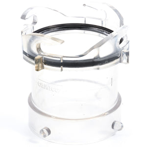 Camco 3.5" Non-Restrictive RV Sewer Hose Outlet Extender, Clear Plastic Adapter