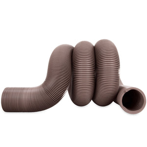 Camco 15 Foot Heavy Duty HTS Vinyl RV Sewer Hose with Steel Wire Core, Brown