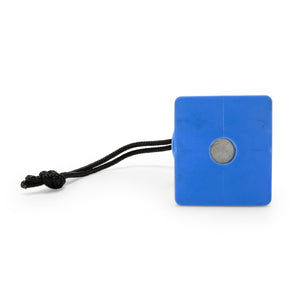 Camco Adjustable Universal RV Fridge Door Block Accessory with Drawstring, Blue