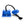 Camco Adjustable Universal RV Fridge Door Block Accessory with Drawstring, Blue