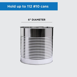 Shelf Reliance Maximizer Large Can Rotation Organizer Supports Up To 112 Cans