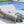TREXM 1-Piece Farmhouse Wooden Outdoor Sunbed for 2 People