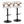Gardenia - Contemporary Adjustable Barstool & Swivel With Rounded T Footrest (Set of 2)