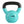 HolaHatha 25 Pound Solid Cast Iron Workout Kettlebell for Home Strength Training
