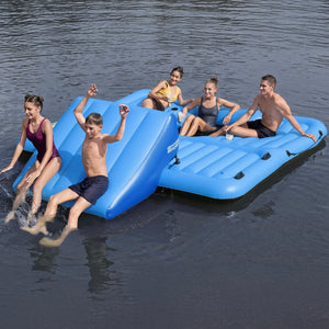 Bestway Hydro Force Detachable Summer Slide 5 Person Inflatable Activity Island
