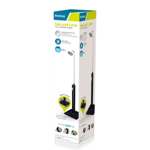 Bestway SolarFlow 2.1 Gallon Outdoor Shower Solar Heat Fixed Oversized Head