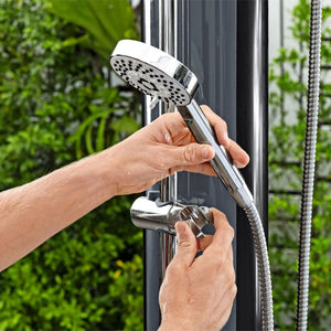 Bestway SolarFlow 9.2 Gallon Solar Heat Outdoor Shower with Adjustable Settings