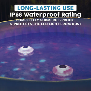 Bestway Flowclear Battery Powered Floating 5 Color LED Pool Light Accessory