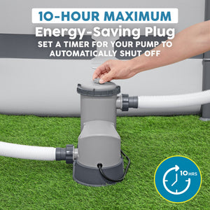 Bestway Flowclear 1,500 GPH 120V Above Ground Swimming Pool Water Filter Pump