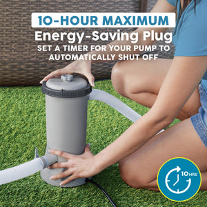 Bestway Flowclear 1,000 Gallons per Hour Above Ground Swimming Pool Filter Pump - TRAPSKI