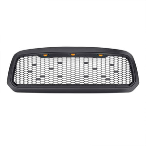 AMERICAN MODIFIED Mesh Grille with Amber Lights for 2013-2018 Dodge Ram 1500