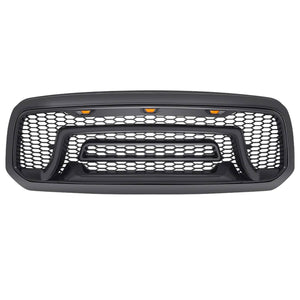 AMERICAN MODIFIED Rebel Grille with Amber Lights for 2013-2018 Dodge Ram 1500