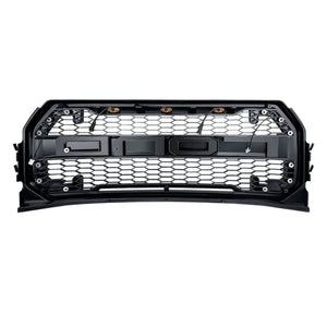 AMERICAN MODIFIED Raptor Style Mesh Grille w/Turn Lights for 2015-2017 Ford F150