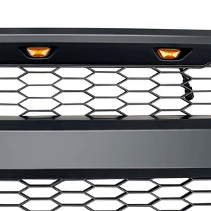 AMERICAN MODIFIED Raptor Style Mesh Grille w/Turn Lights for 2015-2017 Ford F150