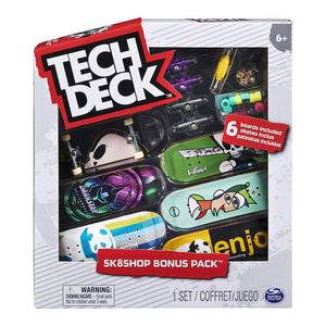 Tech Deck Customizable Sk8shop Fingerboard Skateboard Toy Bonus Pack, Multicolor - TRAPSKI