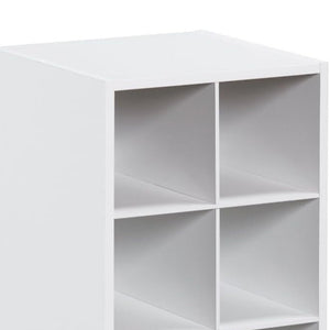 ClosetMaid 10 Cube Stackable Wooden Home or Office Storage Organize Unit, White - TRAPSKI