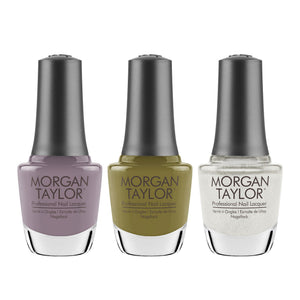 Morgan Taylor Fall 2023 Change of Pace Nail Lacquer Polish Manicure Set 3 Pack - TRAPSKI