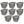 Homz 10 Gallon Heavy Duty Plastic Storage Container, Titanium Silver (8 Pack)